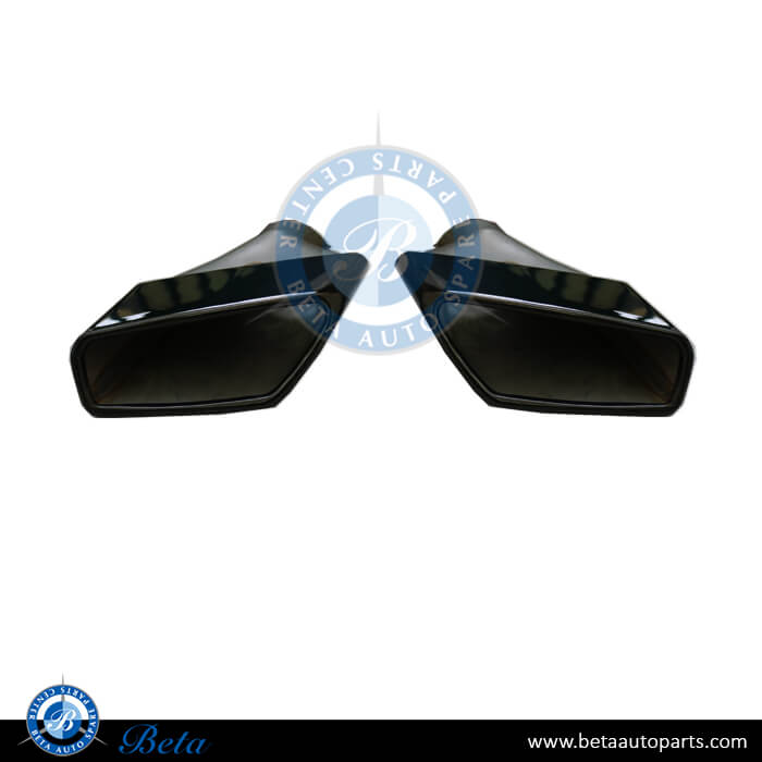 Exhaust Tips for 530 Black Color for BMW 5 Series G30 2017-up models, Part Number 18308631958/18308631959 Exhaust Tips for 530 Black Color for BMW 5 Series G30 2017-up models, Part Number 18308631958/18308631959